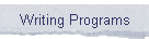 Writing Programs